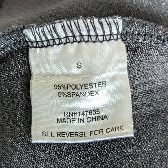 Romeo & Juliet Couture Sheath Dress Small Black Stretch V-Neck Bell Sleeve - Picture 15 of 16